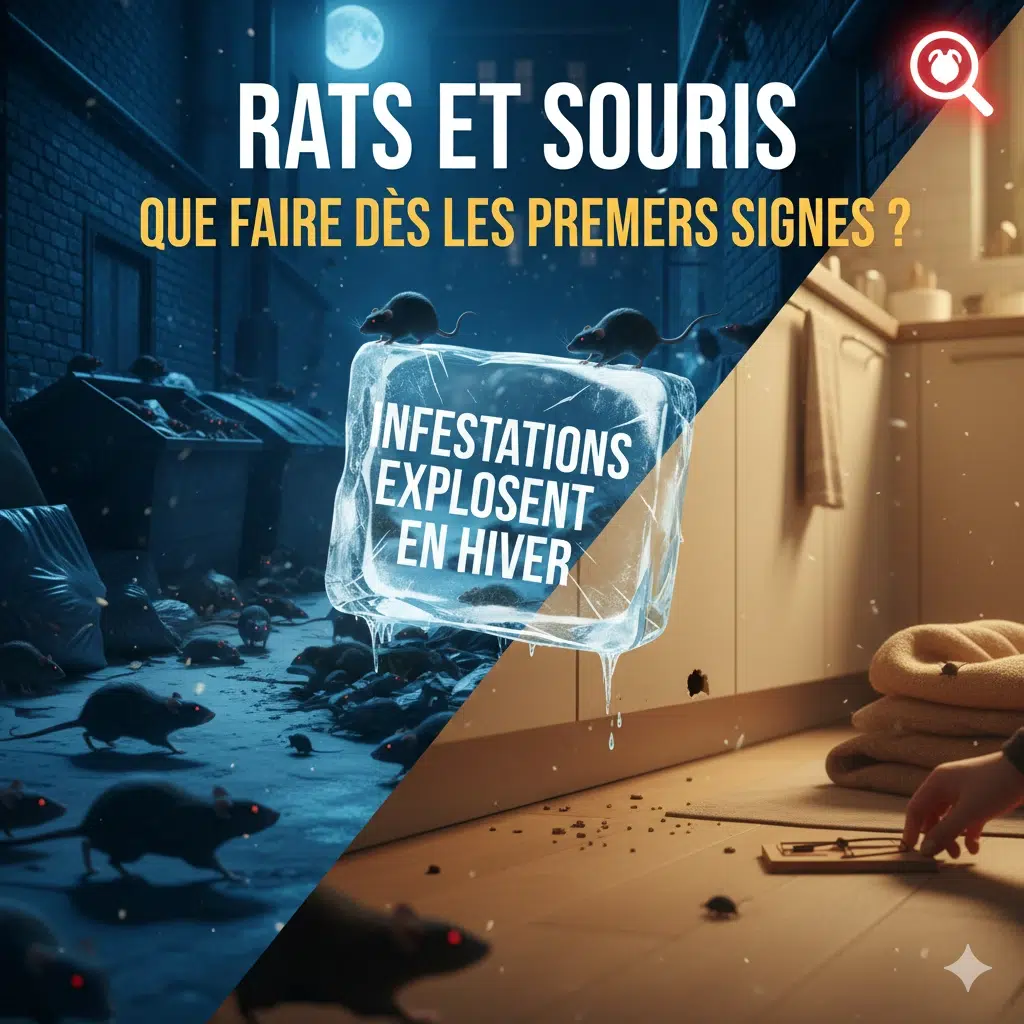 Infestation de rats et souris en hiver